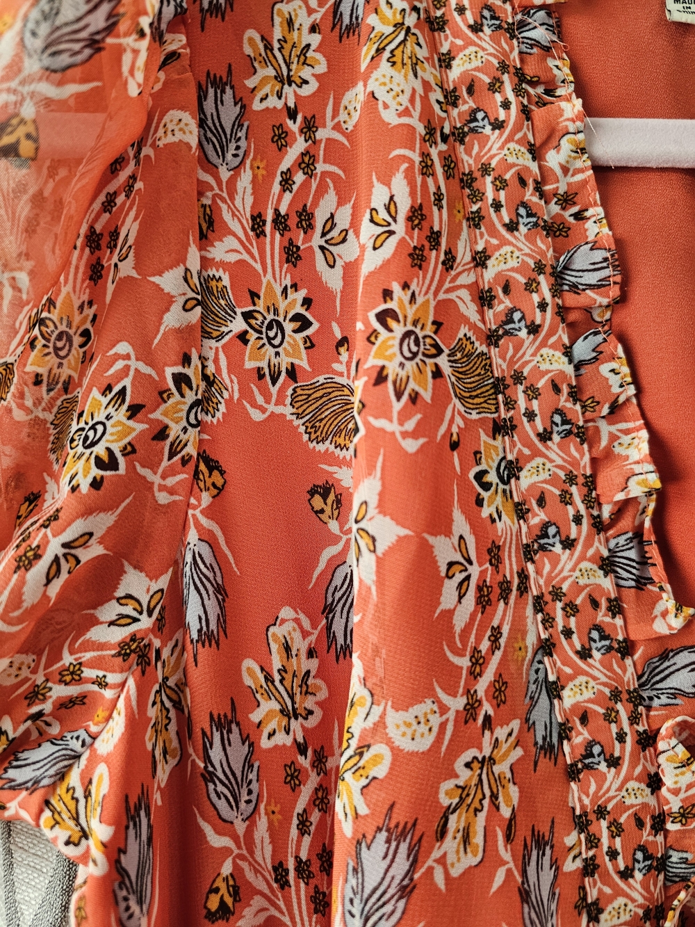 Max Studio Coral Floral Maxi Dress - Picture 5 of 6